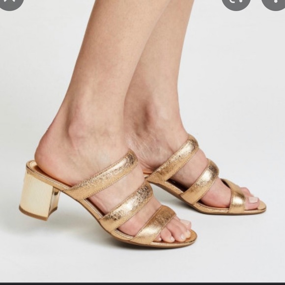 MICHAEL KORS PALOMA FLEX MULE BLACK LEATHERS SANDALS SIZE: 9:5 - Picture 5 of 6